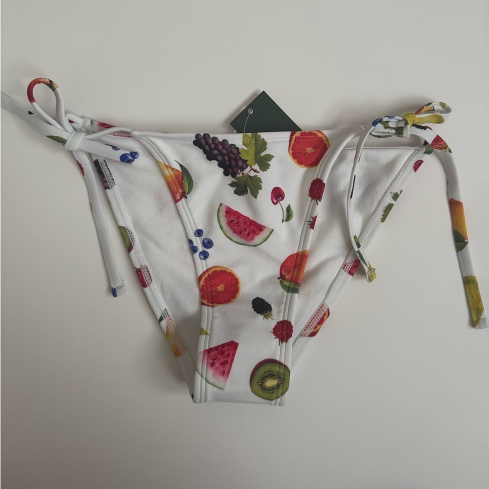 Wild Fable Fruit Bikini Bottom Low Rise High Leg Cheeky Size XXS - Picture 1 of 5